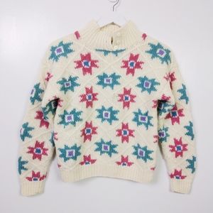 VTG Woolrich Wool Turtle Neck Sweater Size Small